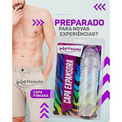 CAPA PENIANA SILICONE TEXTURIZADA