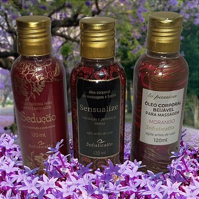 ÓLEO PARA MASSAGEM SOFISTICATTO 120ML
