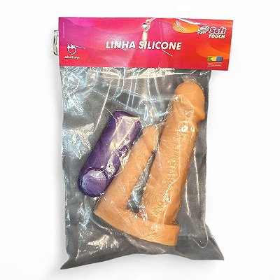 PENIS DUPLO VIBRADOR BULLET SOFT TOUCH ADULT TOYS DE 15X10cm