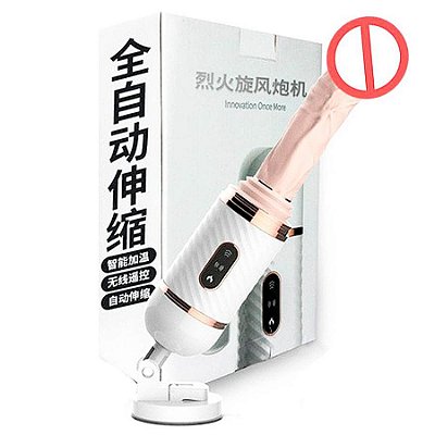 VIBRADOR REC. MAQUINA DO SEXO CYCLONE FIRE DIBE