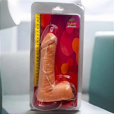 PENIS VIBRADOR BULLET ESCROTO CYBER 17cm ADULT