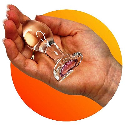 PLUG ANAL JOIA EM CRISTAL TAMANHO M