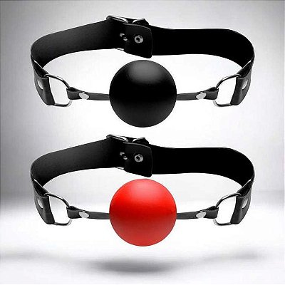 MORDAÇA BOLA COM REGULAGEM COURO LA PIMIENTA