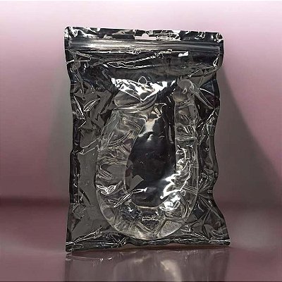 PENIS DUPLO CURVO TRASPARENTE 40cm