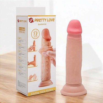 PENIS REALISTICO PRETTY LOVE QUENTIN 18 cm