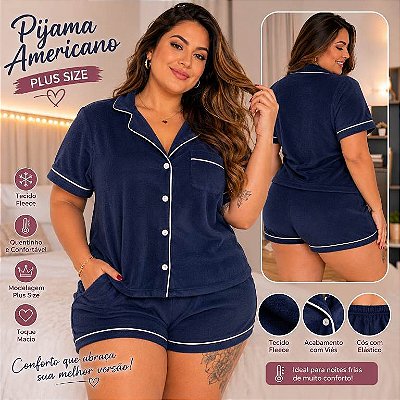 PIJAMA AMERICANO PLUS SIZE