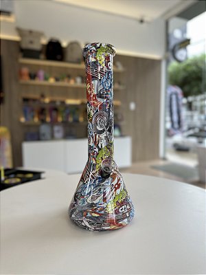 Bong de Vidro ESTAMPADO - 32cm TIPO1
