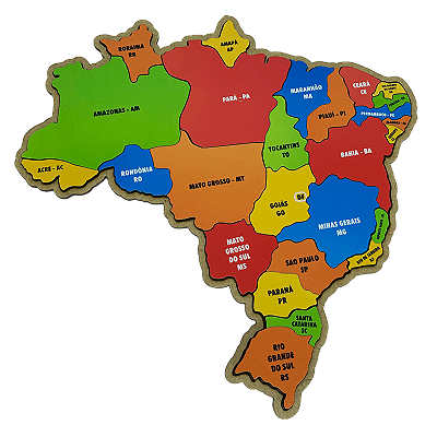 Quebra-Cabeça Mapa Regiões P