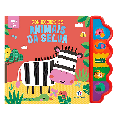Livro Sonoro Conhecendo os animais da Selva