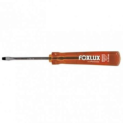 CHAVE DE FENDA SIMPLES 1/4X5" FOXLUX