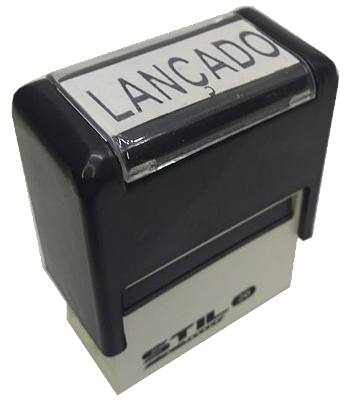 Carimbos Automáticos Stilo 20 - Lançado - Tinta Preto