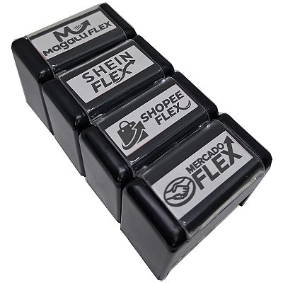 Kit 4 Carimbos Automáticos Stilo 20 - FLEX