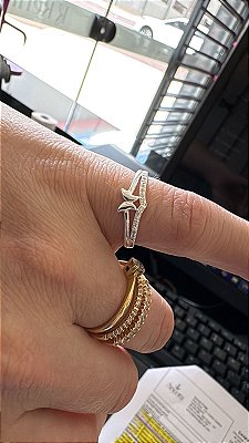 ANEL - BORBOLETA - PRATA 925