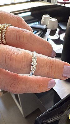 ANEL - ESTRELAS - PRATA 925