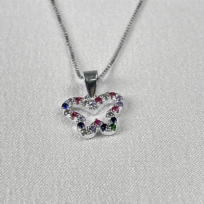 COLAR BORBOLETA COLLOR - PRATA 925