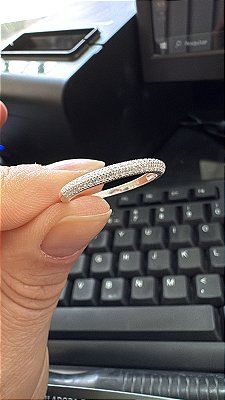 ANEL - APARADOR CRAVEJADO - PRATA 925