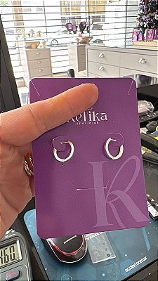 ARGOLAS OVAL G - PRATA 925