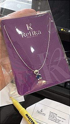 COLAR COM PINGENTE MENINO - PRATA 925