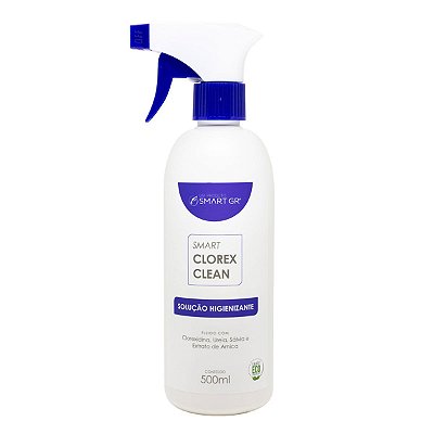 Smart Clorex Clean - Solução Higienizante c/ Clorexidina 500ml