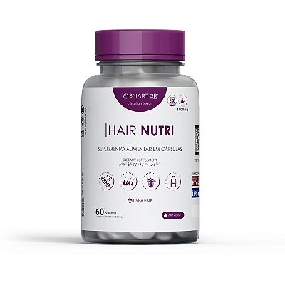 Smart Hair Nutri - Suplemento Alimentar em Cápsulas - Crescimento Capilar 