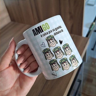 Caneca Personalizada Unykk Amigo é coisa pra se guardar, debaixo de sete chaves