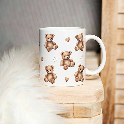 Caneca Personalizada Unykk Ursinho Vintage
