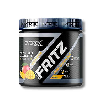 PRÉ-TREINO FRITZ SABOR MANGA 300G – EVOROX NUTRITION