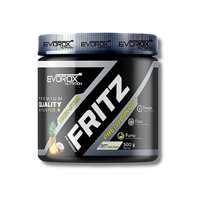 PRÉ-TREINO FRITZ SABOR PIÑA COLADA 300G – EVOROX NUTRITION