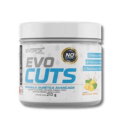 DIURÉTICO EVO CUTS 210G SABOR ABACAXI COM HORTELÃ – EVOROX NUTRITION