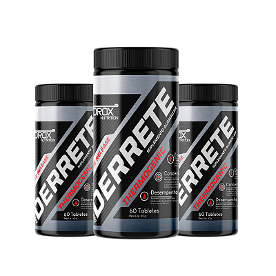 KIT 3 TERMOGÊNICOS DERRETE 60 CAPS EVOROX NUTRITION