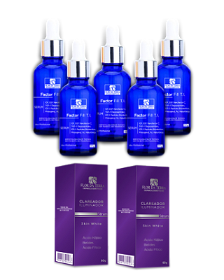 COMBO 5 + 2 = REGENERADOR DA PELE + CLAREADOR