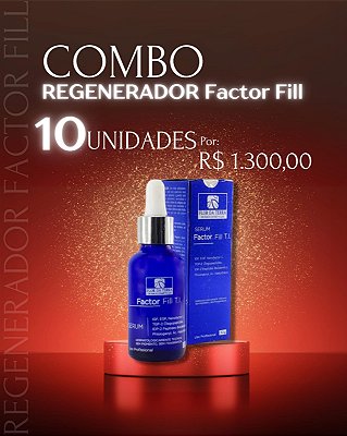 COMBO 10 UNIDADES -FACTOR FIIL REGENERADOR DA PELE