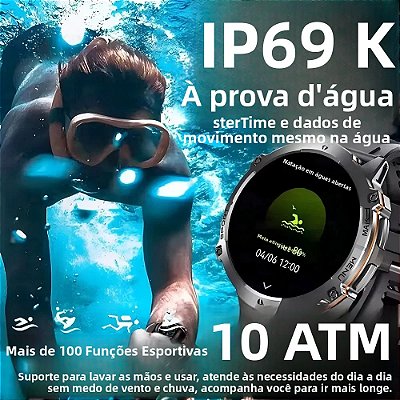 2026 original tanque x3 ultra gps relógio inteligente masculino 10atm à prova dw
