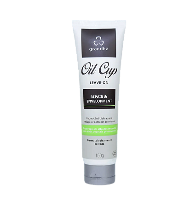 Grandha Repair & Envelopment Leave-on Oil Cup Finalizador para Controle de Volume 150g