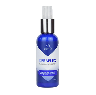 Grandha KeraFlex Fluid Booster Protein 120ml Reconstrutor para Cabelos Quebradiços