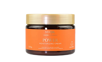 Grandha Mix Oil Power Moisturizing Cream Máscara Capilar Pós-Praia e Piscina 300g