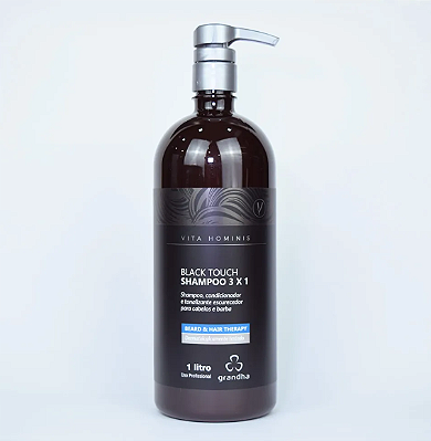 Shampoo Tonalizante Black Touch 3x1 1L