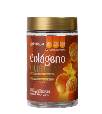 Colágeno Gummy suplemento Alimentar de Pastilha em Goma 240g