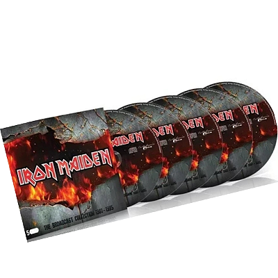 Box Cd Iron Maiden Broadcast Collection ( com 5 CDs ) Lacrado