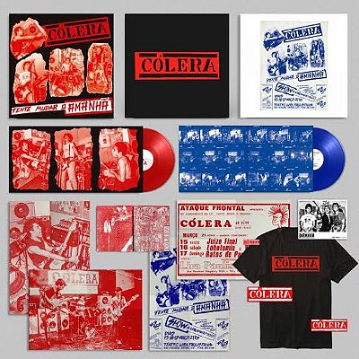 Box Colera Tente mudar o amanhã ( vinil Poster camiseta ) Lacrado