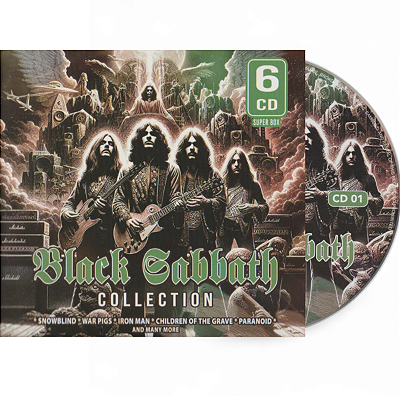 Cd Black Sabbath Collection Live Bootleg ( Box Digipack 6 Cds ) Lacrado
