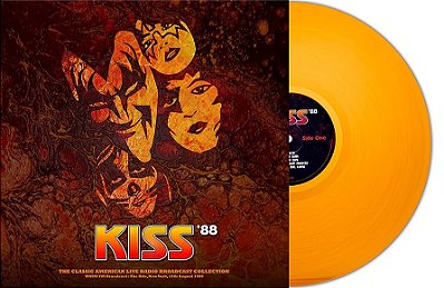 KISS Live At The Ritz 1988 | Vinil 12” Colorido Laranja