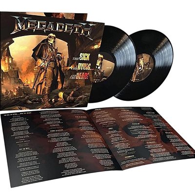 Ler anúncio - Megadeth The Sick The Dying and the Dead Vinil Duplo / Lp Lacrado Importado