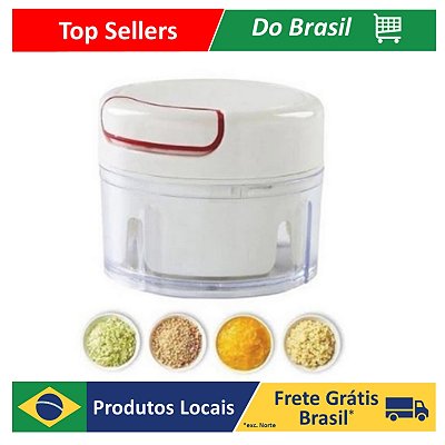 Mini Processador De Alimento Triturador Manual De Alho