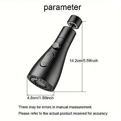 1pc extensor de torneira 360 rotação pulverização torneiras de cozinha anti-resp