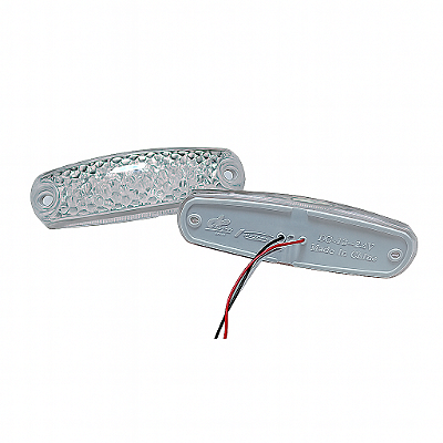 2 Lanternas Led Delimitadora Lateral Caminhao Carreta