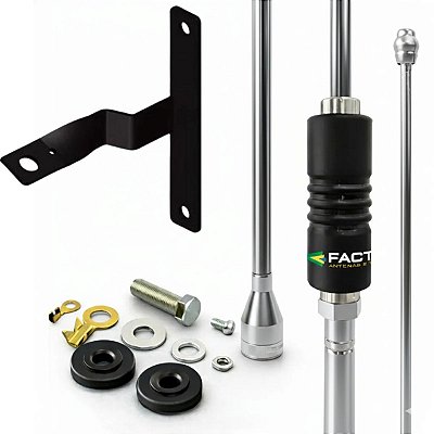 Antena Bobinada Px Viúva Negra Suporte Mercedes Benz 1620