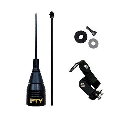 Antena PX de Enfeite 1,20m Suporte para Carro Uno Mile