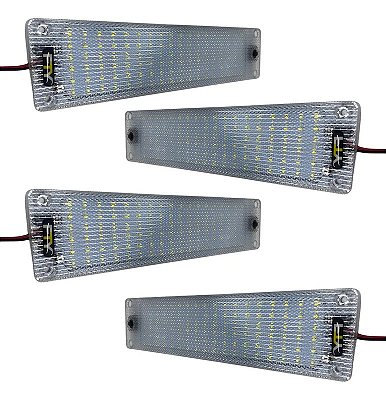 4 Luminária Baú Caminhão/motorhome Led Bivolt 12v/24v 30 Cnt