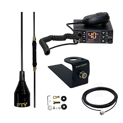 Radio Px + Cabo + Suporte Caminhonete + Antena 67cm + Alto.f